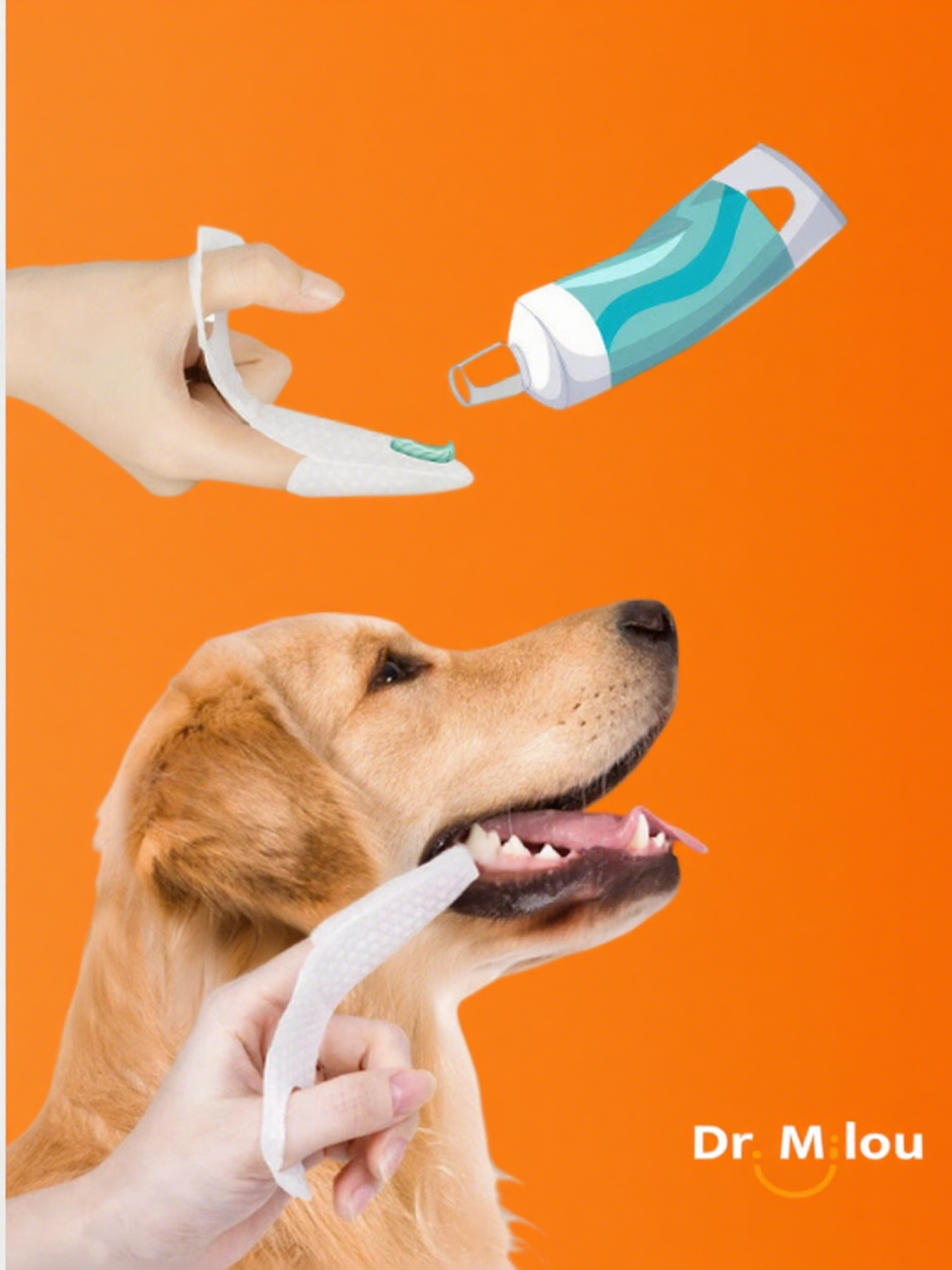 Pet Dental Finger Wipes - Daily Oral Care for Dogs & Cats - detail view
