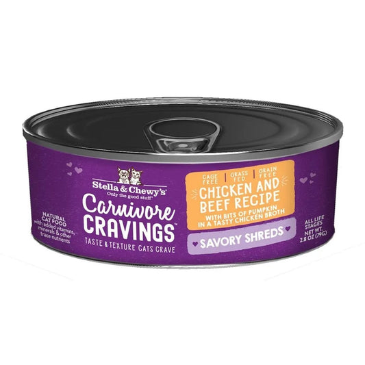 Stella Chewys Carnivore Cravings Shredded Chicken Beef Cat 2 - main product image