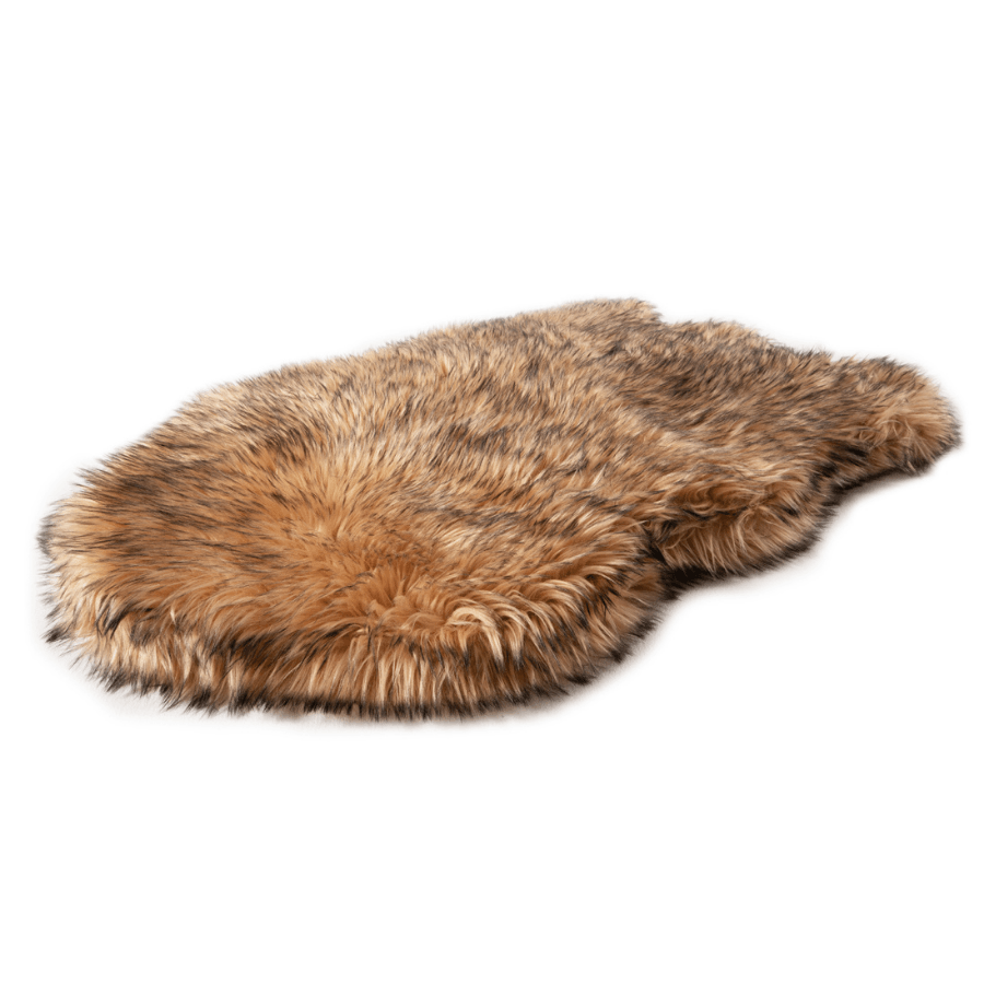 Memory Foam Dog Bed Faux Fur Sable Tan Orthopedic Comfort - gallery image 12