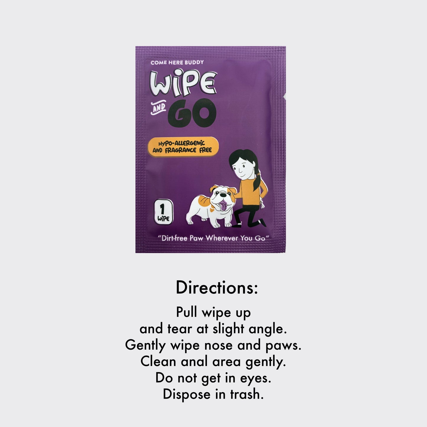 Dog Wipes - lifestyle view