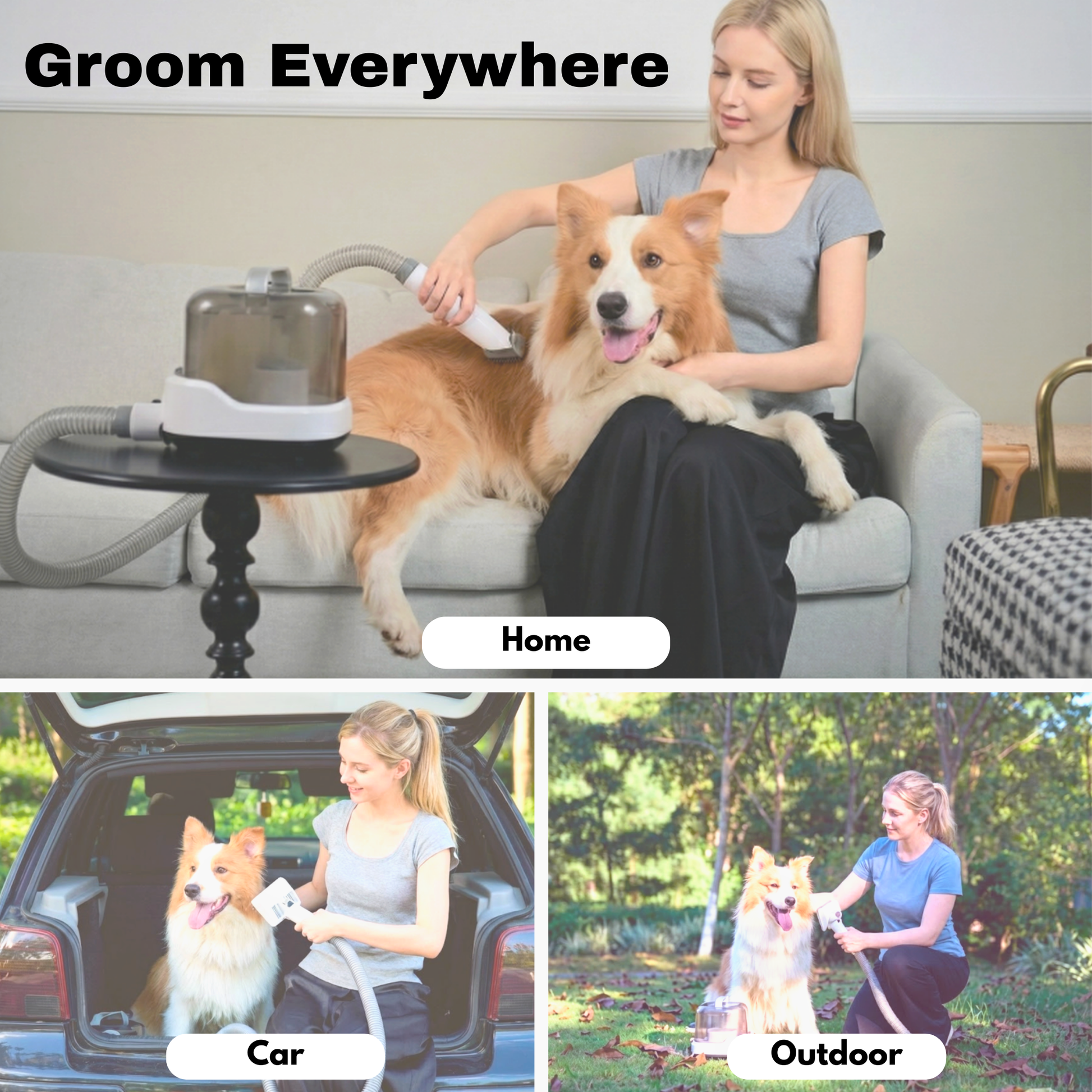 Salon Results at Home Mess Free CalmCare Cordless Vacuum Gro - lifestyle view