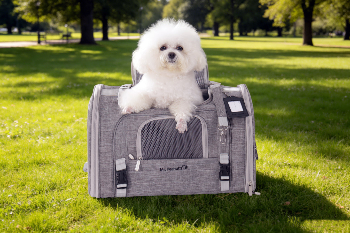 Mr. Peanut's Monterey Series Airline Compliant Horizontal Backpack Pet Carrier - gallery image 6