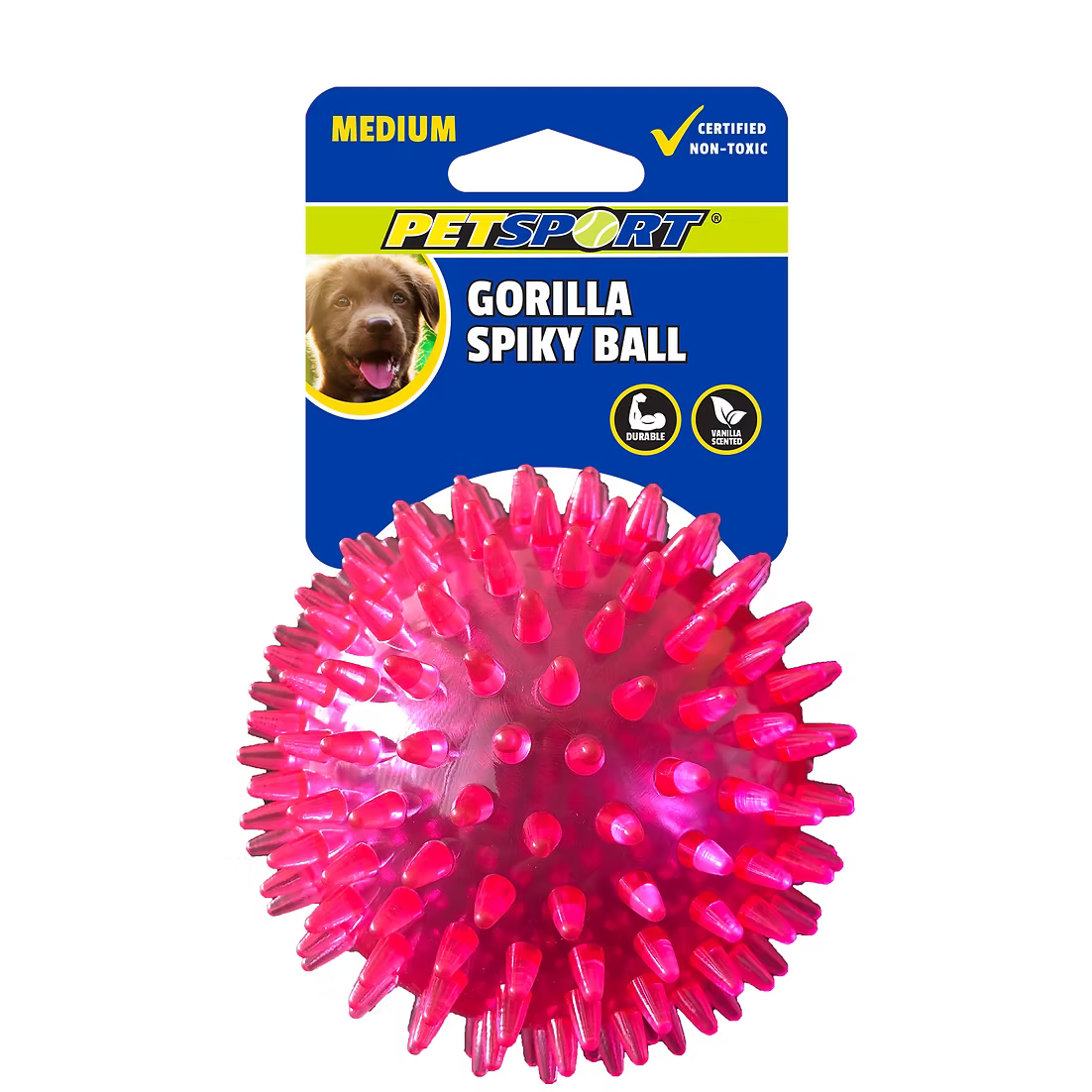 Petsport Gorilla Ball Interactive Dog Toy Durable Play - main product image