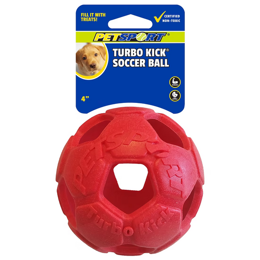 Petsport Turbo Kick Soccer Ball Interactive Dog Toy Durable - main product image