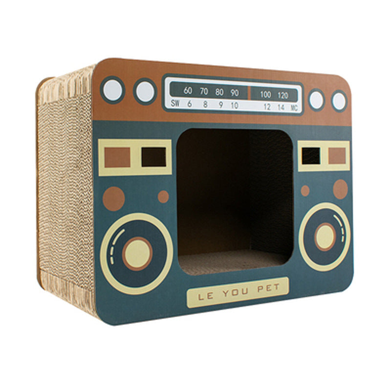 Tv Set Household Fashion Scratch Board Cat Litter Box Cat - gallery image 5