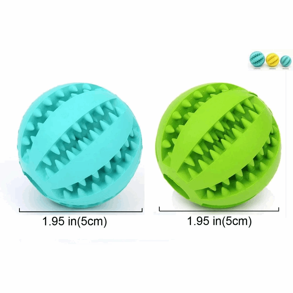 Dog Treat Toy Ball Dog Tooth Cleaning Toy Interactive Dog - detail view