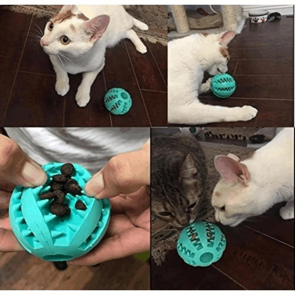 Dog Treat Toy Ball Dog Tooth Cleaning Toy Interactive Dog - gallery image 9