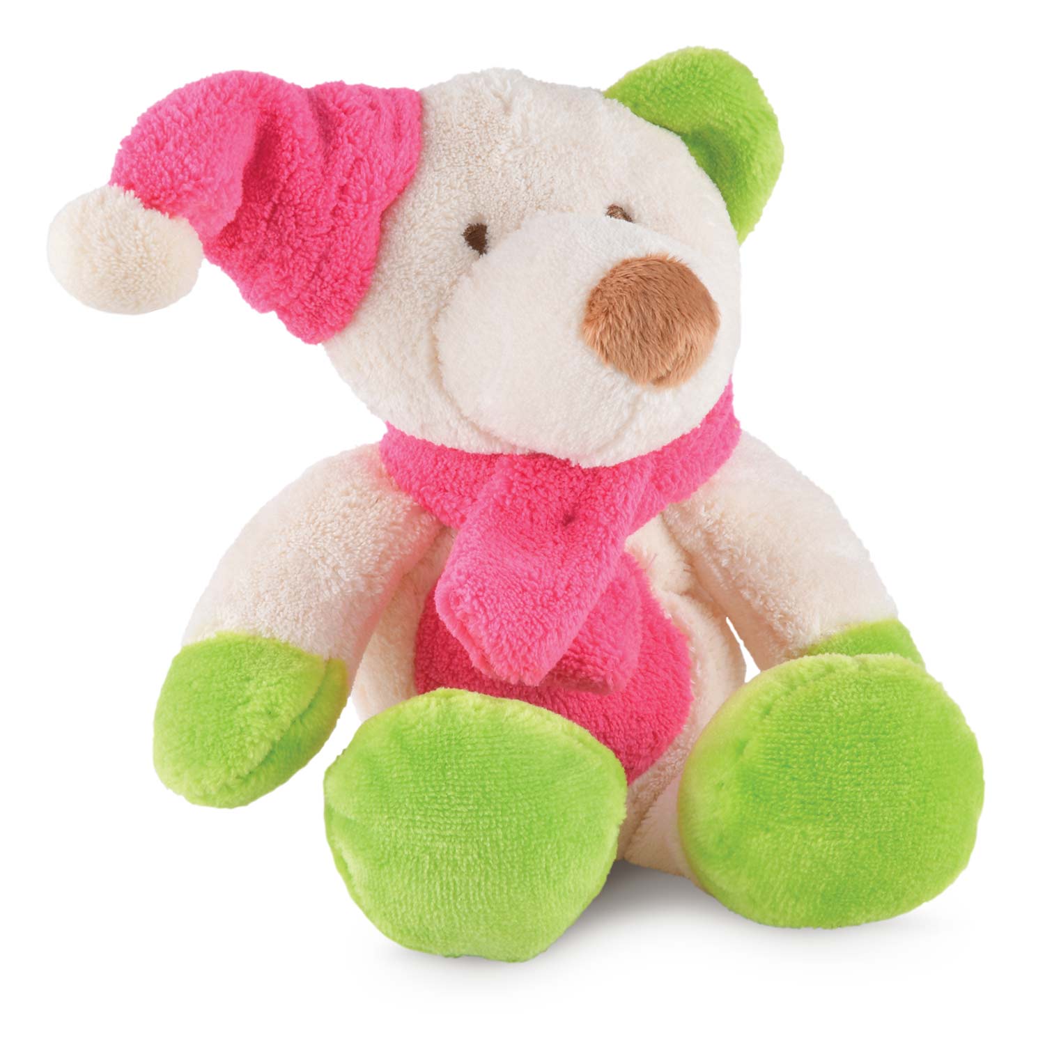 Jeffers Plush Bright Winter Pals Squeaker Dog Toys 3 - lifestyle view