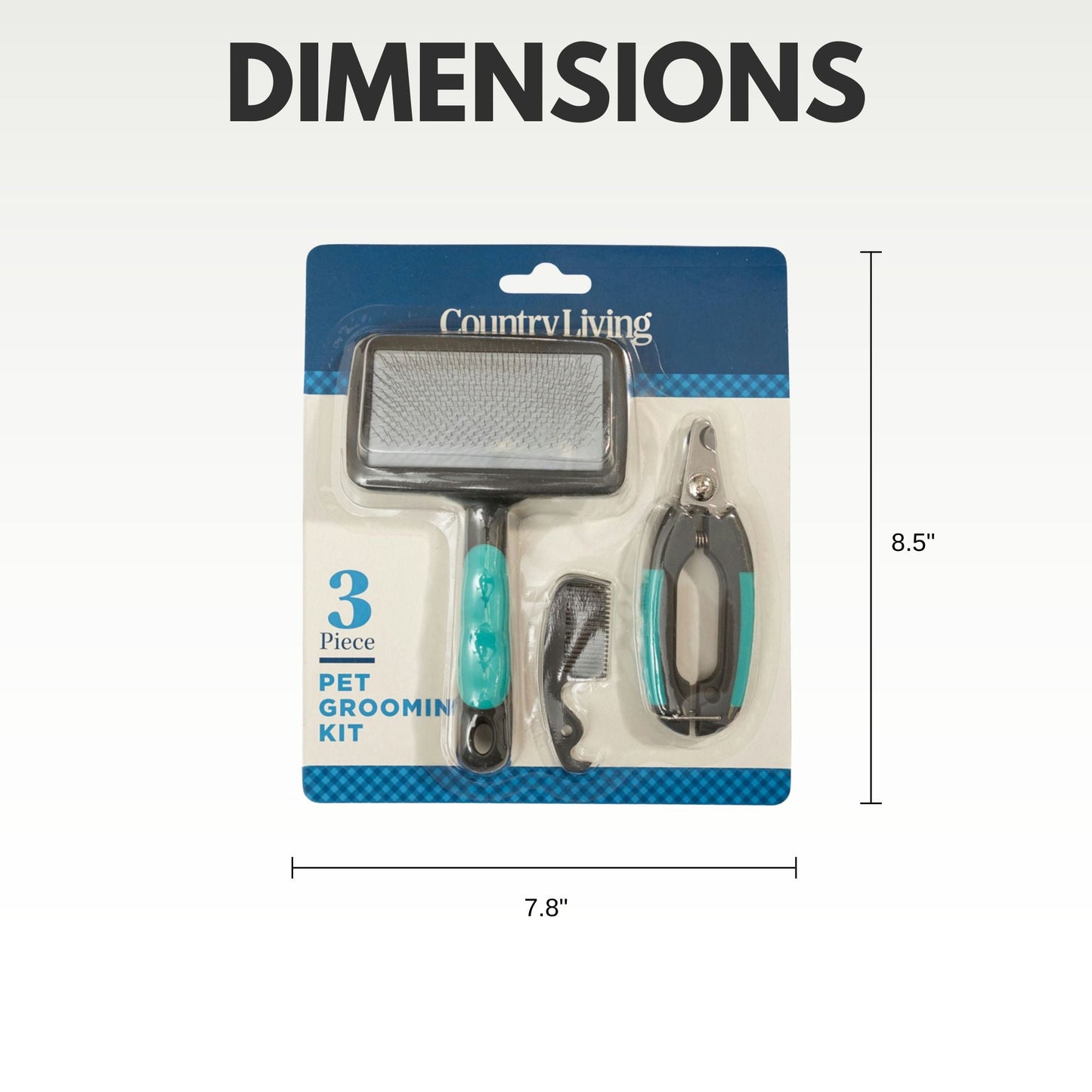 Dog Grooming Country Living All-in-One 3-Piece Grooming Kit - gallery product image for dog grooming