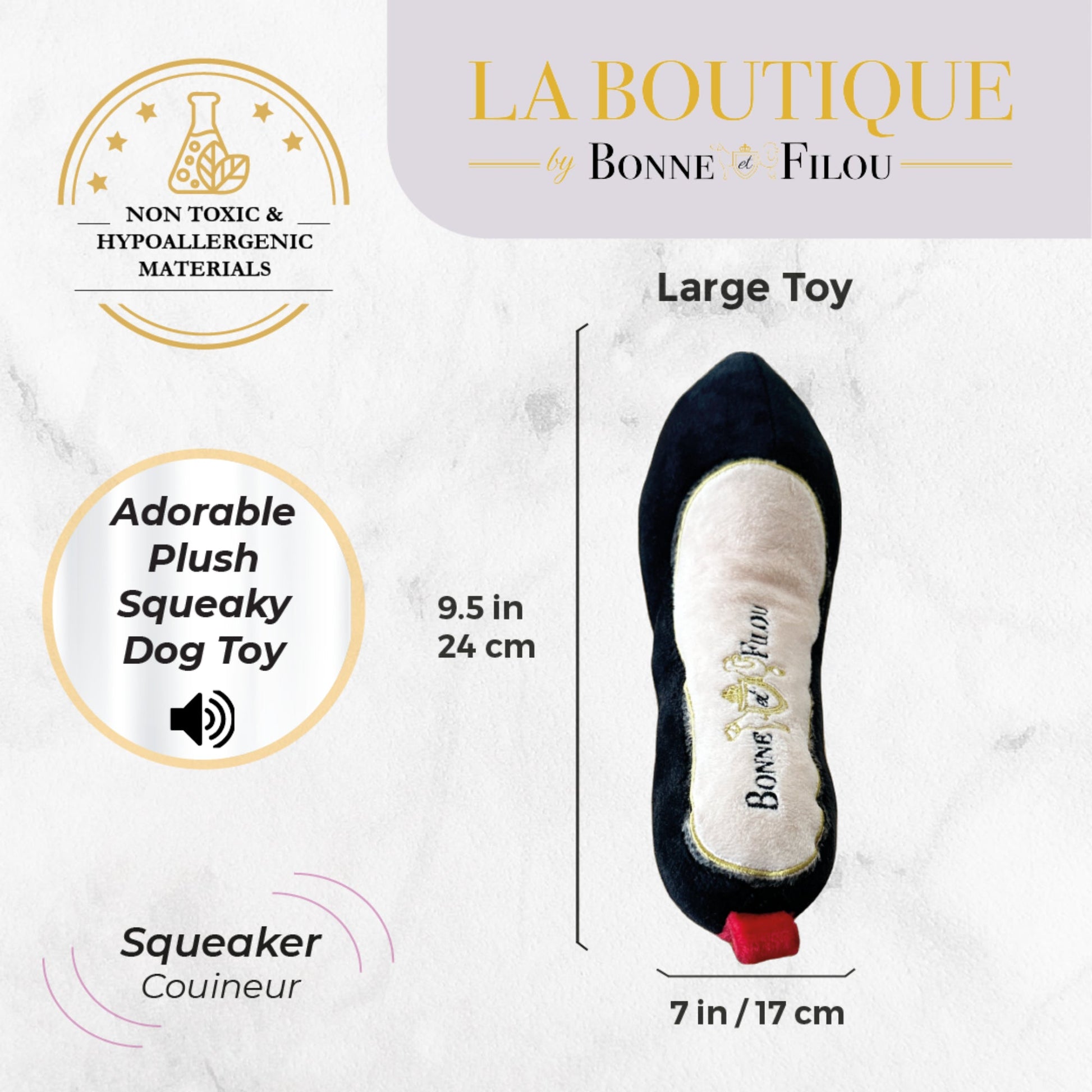 Dog Toy Plush Squeaky Toy Set- Large for Daily Use Essential - lifestyle product image for dog toy
