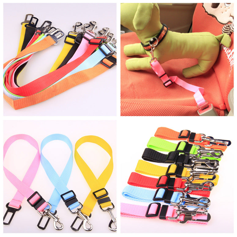 Fixed Strap Polyester Dog Strap Leash Adjustable Dog Walking - lifestyle view