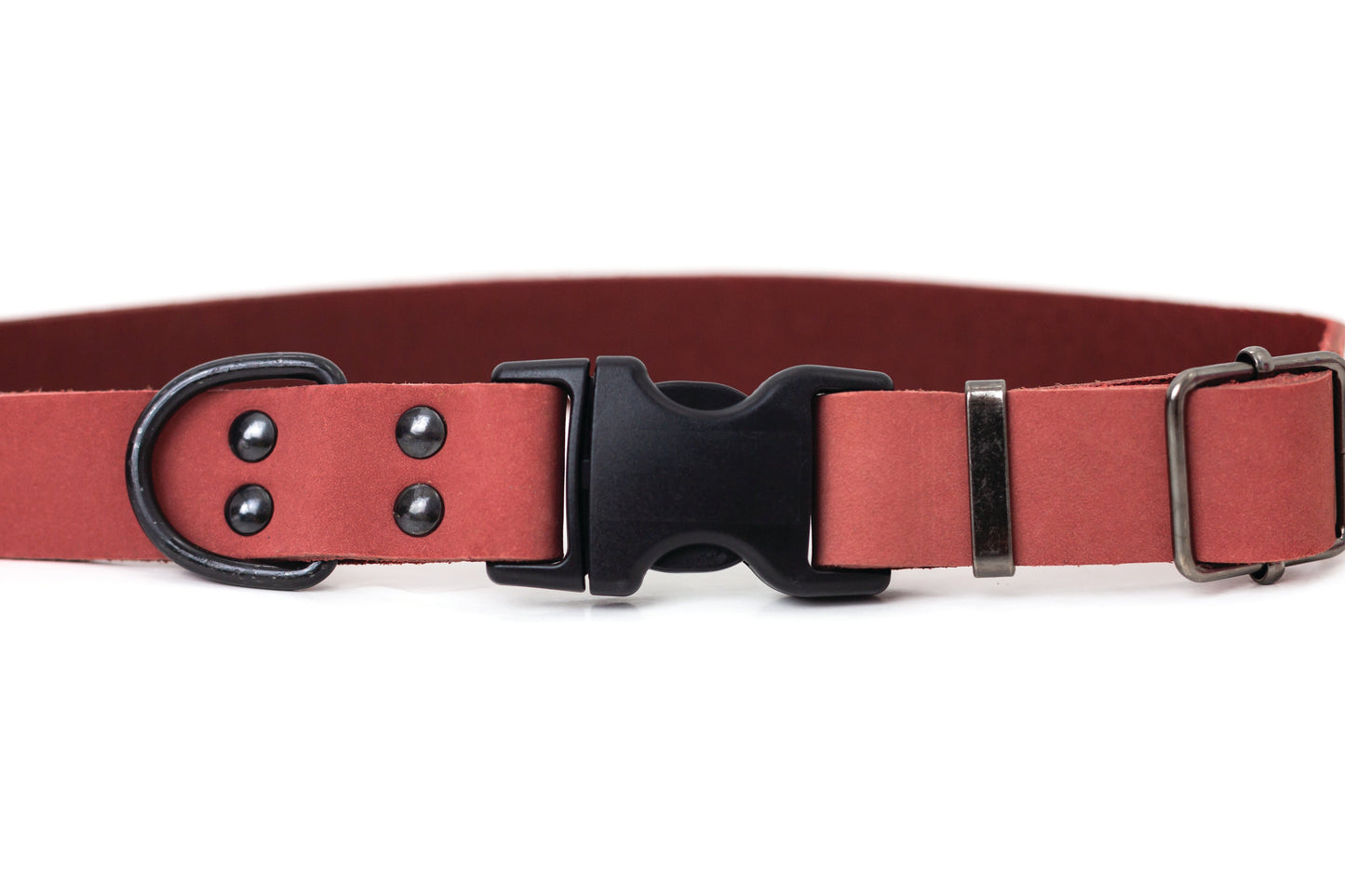 Dog Collar Sport Style Coral Reef Leather Collar for Comfort - detail product image for dog collar