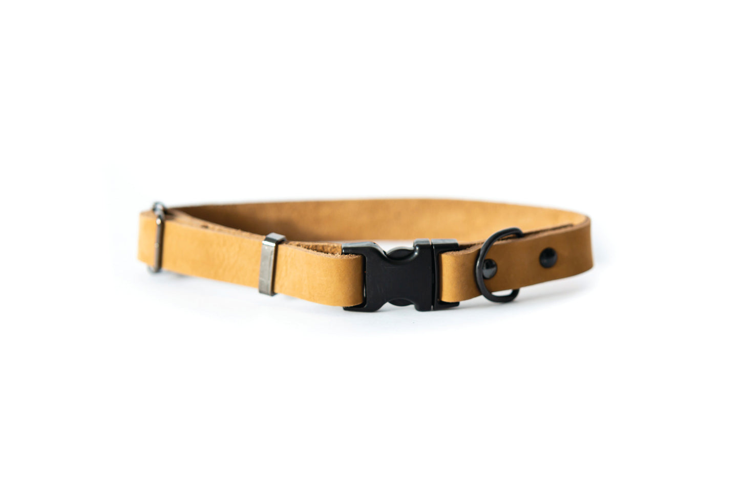 Dog Collar Sport Style Khaki Leather Collar for Daily Use - main product image for dog collar