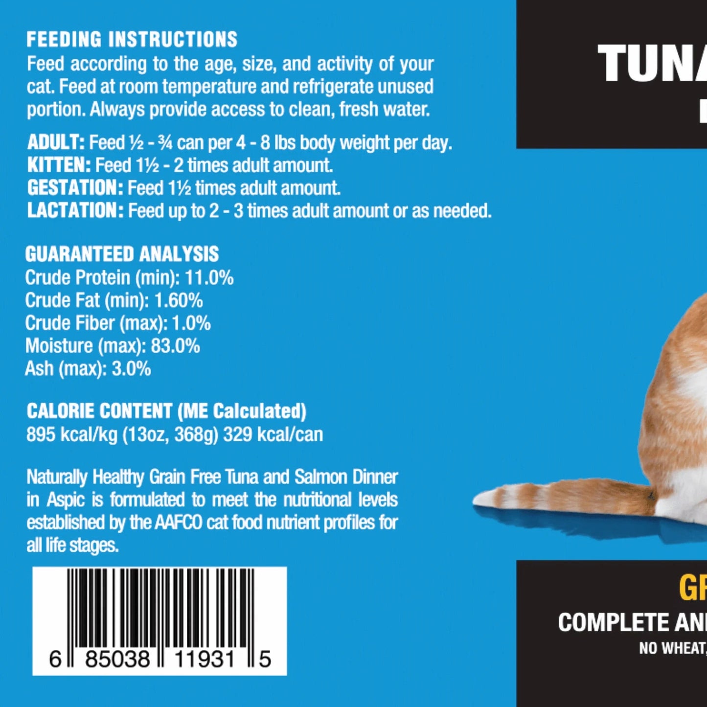 Dave's Cat Food Naturally Healthy Grain Free Tuna & Salmon - detail view