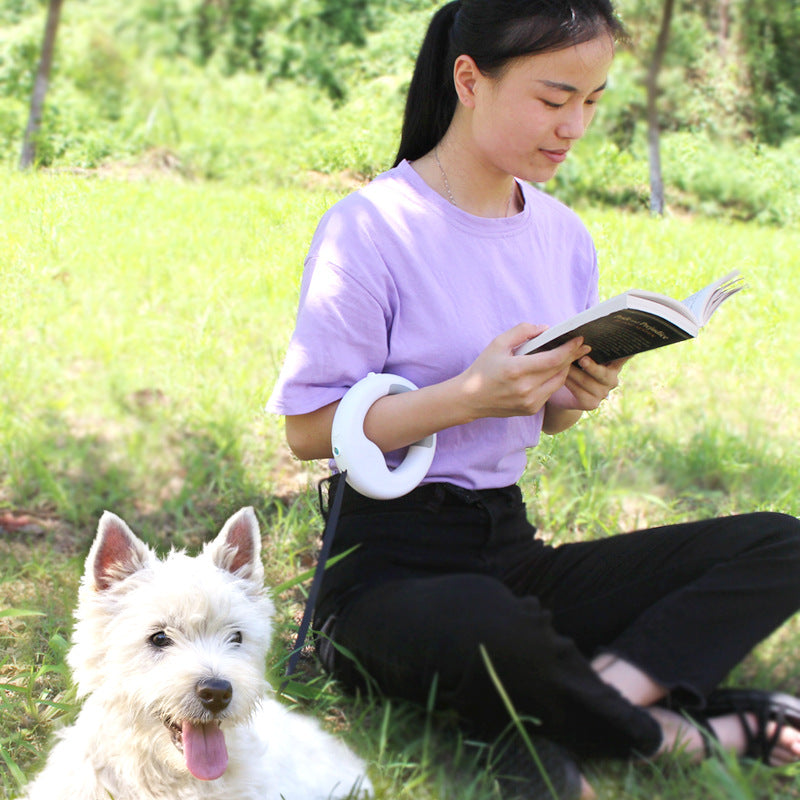 New Led Luminous Light Pet Automatic Retractable Rope Dog - close up view