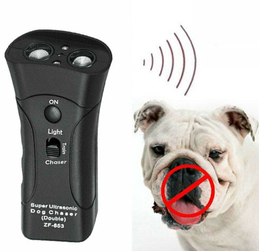 Multi Function Ultrasonic Dog Aggressive Pet Training Dog - lifestyle view