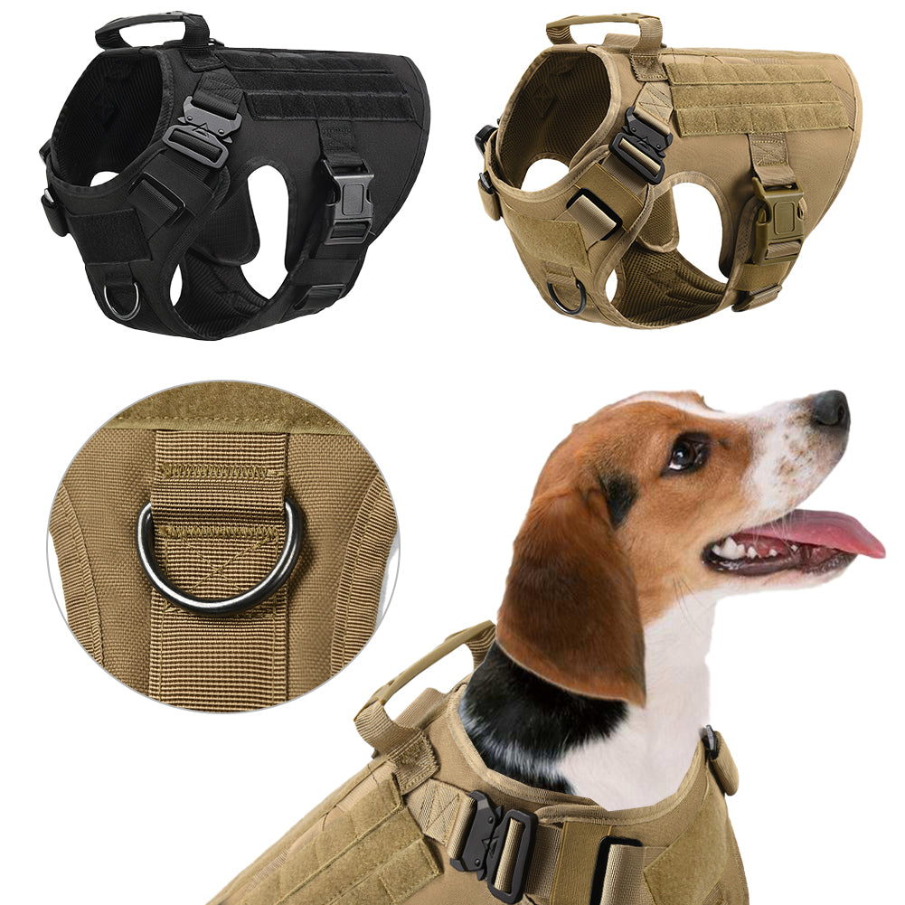 Military Tactical Dog Harness German Shepherd Adjustable Pet - lifestyle view