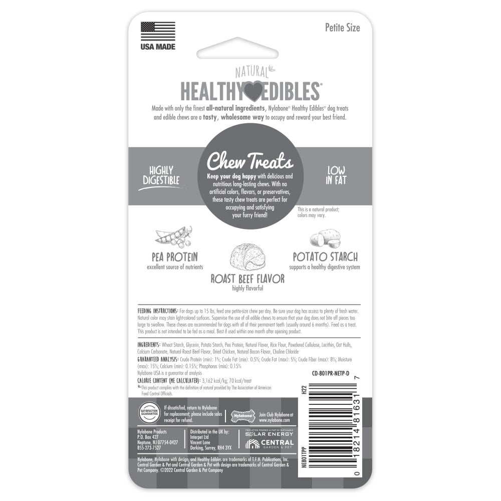 Nylabone Healthy Edibles All Natural Long Lasting Ro 68421 - gallery image 7