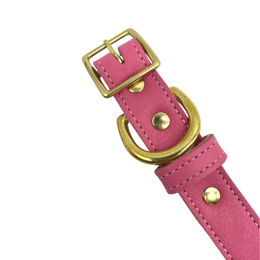Dog Collar Plain Leather Collar for Daily Use for Comfort - gallery product image for dog collar