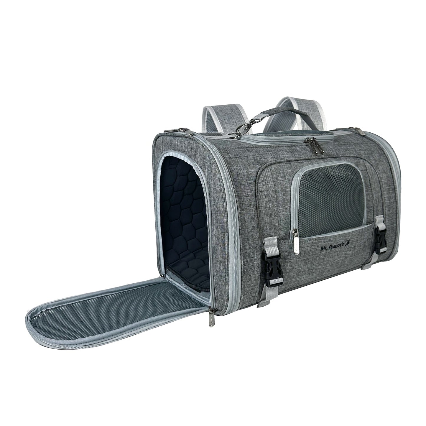 Mr. Peanut's Monterey Series Airline Compliant Horizontal Backpack Pet Carrier - gallery image 16