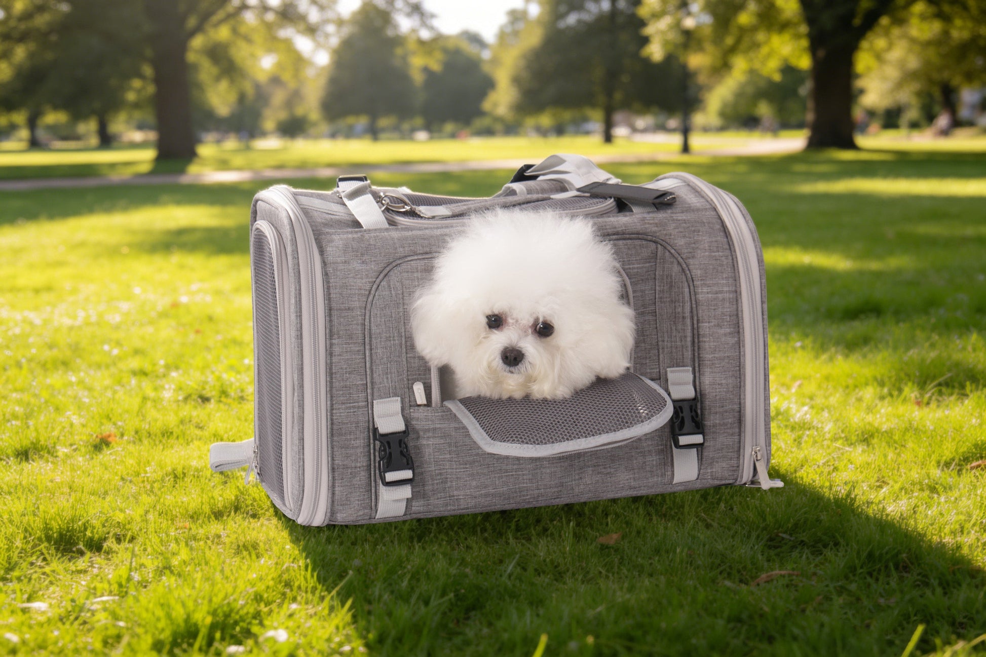 Mr. Peanut's Monterey Series Airline Compliant Horizontal Backpack Pet Carrier - gallery image 8