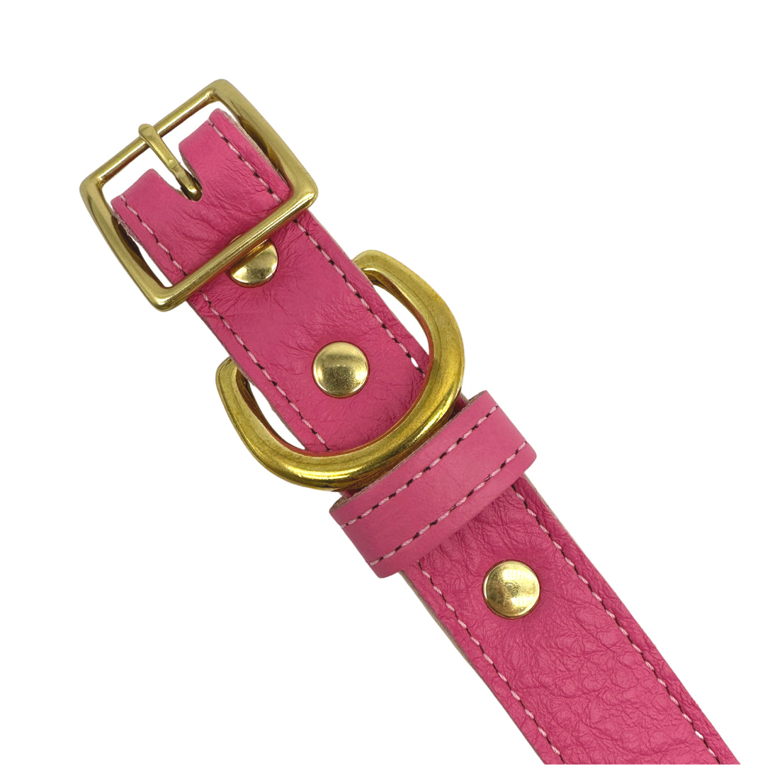 Dog Collar Plain Leather Collar for Daily Use for Comfort - gallery product image for dog collar