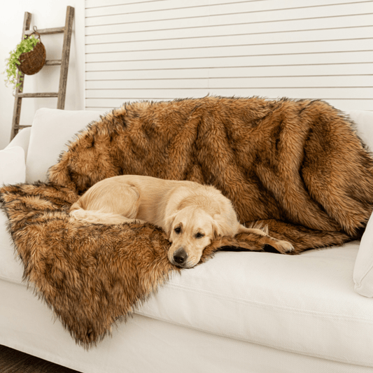 Pupprotector Waterproof Throw Blanket Sable Tan Washable - main product image