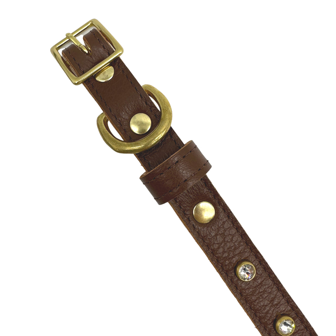 Dog Collar Plain Leather Collar for Daily Use for Comfort - gallery product image for dog collar