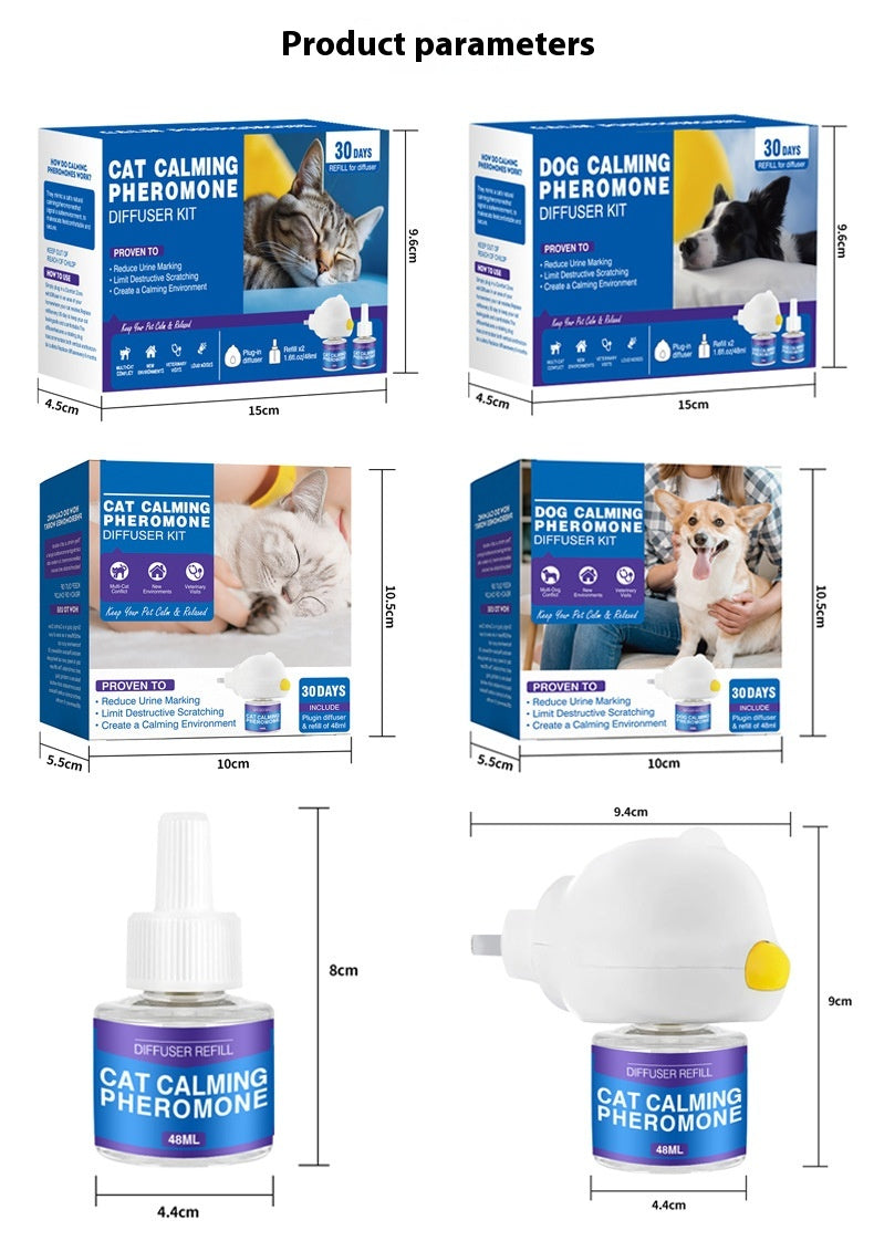 Pet Cat And Dog Anti Stress Mood Soothing Agent Aromatherapy - close up view