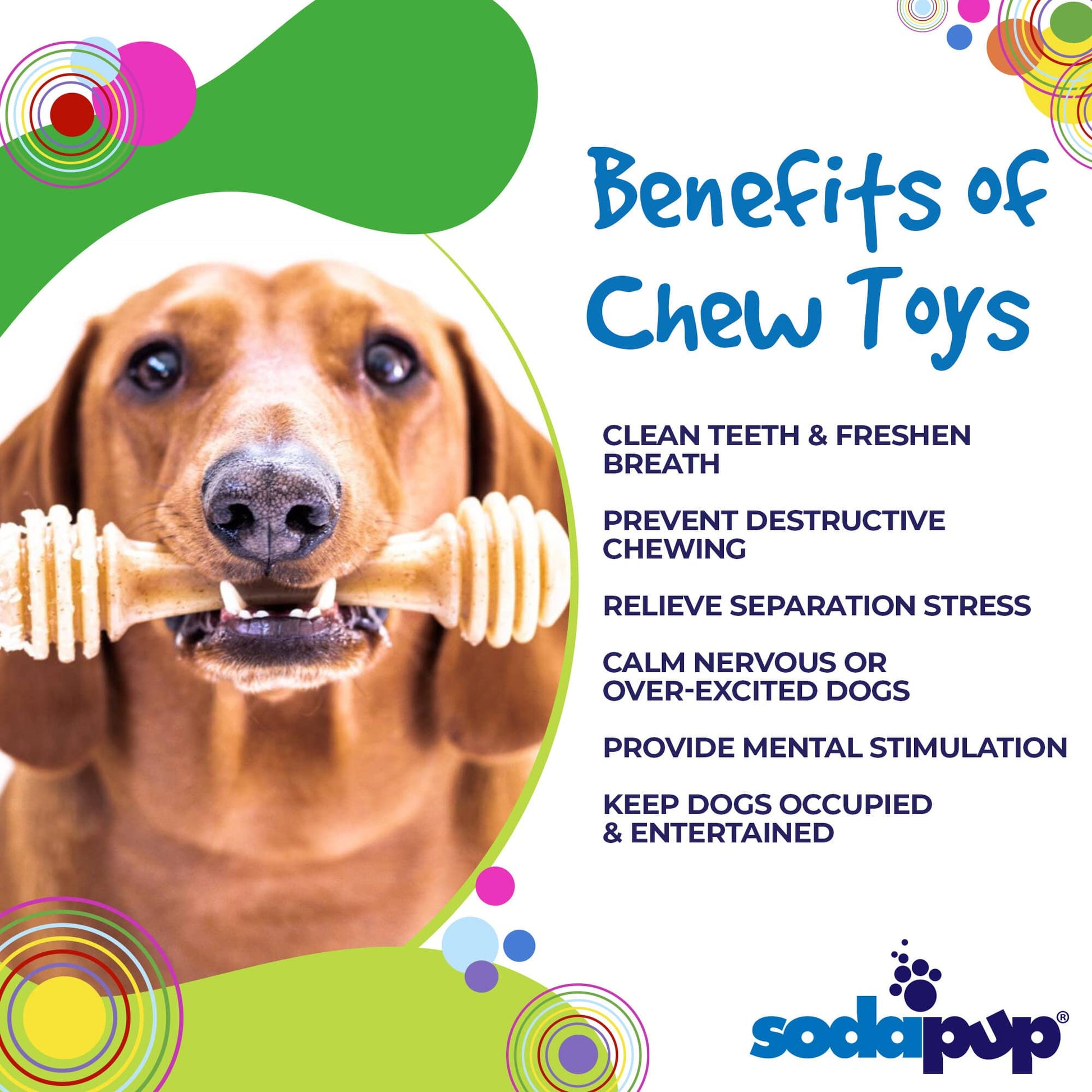 Honey Bone Nylon Dog Toy For Aggressive Chewers USA Made Dog - close up view