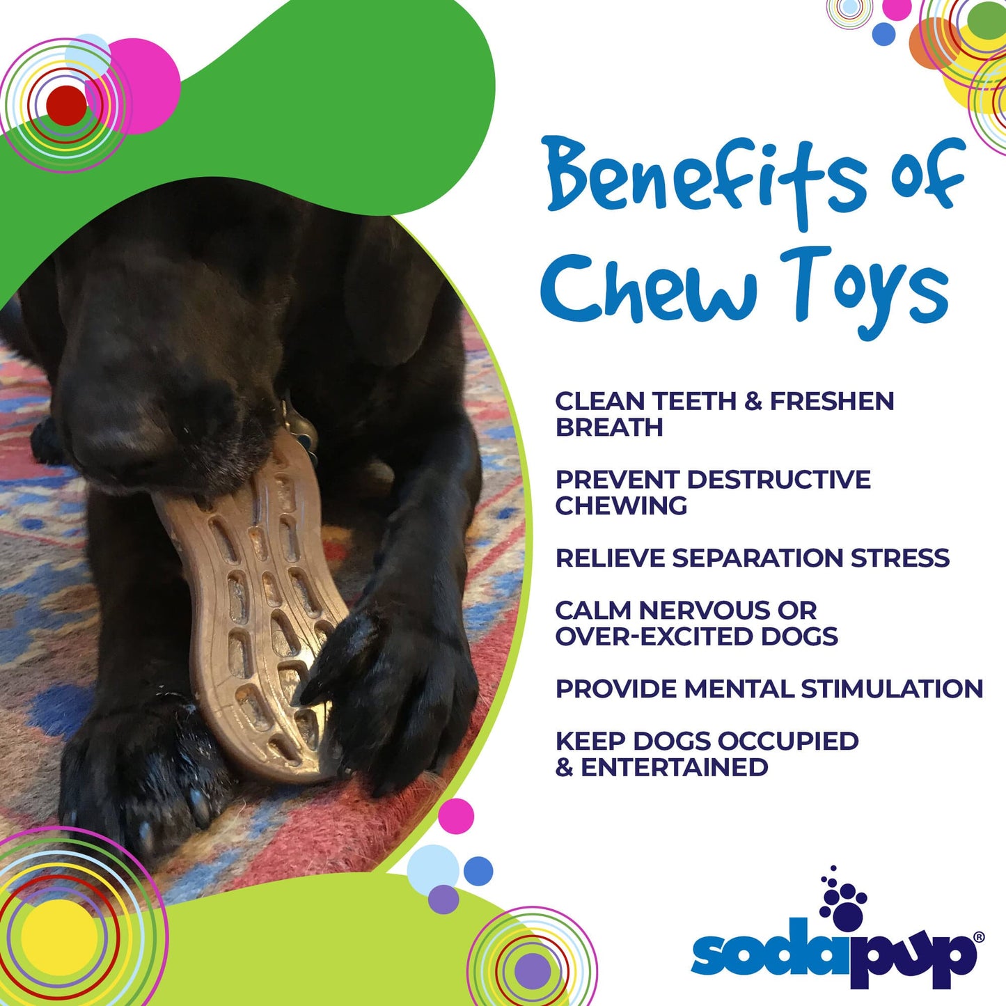Peanut Nylon Dog Chew Toy Ultra Durable For Aggressive Dog - close up view