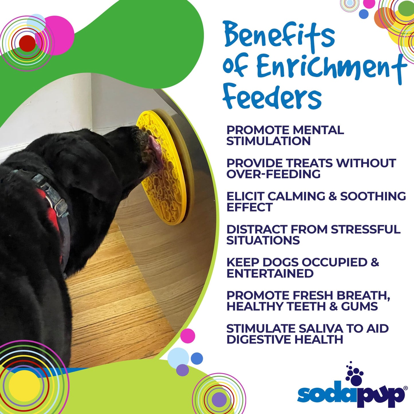 Rubber Duckies Emat Enrichment Lick Mat For Dogs And Cats - close up view