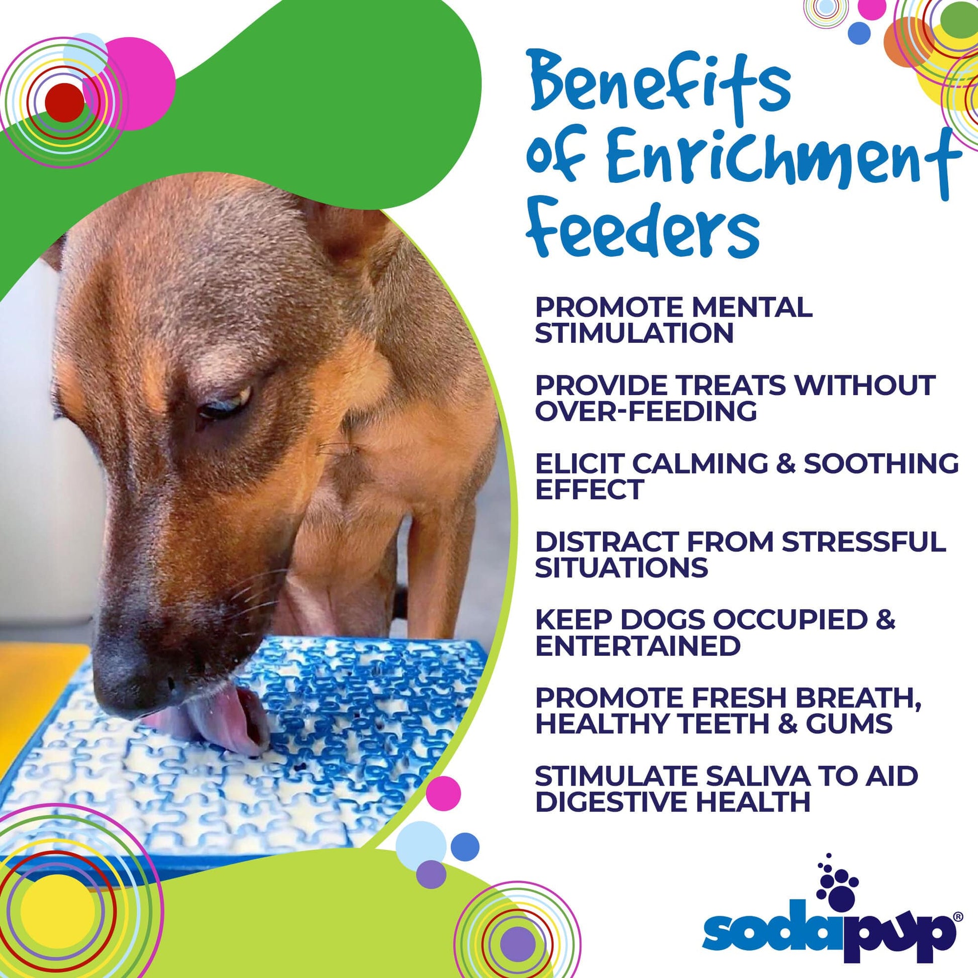 Jigsaw Puzzle Emat Enrichment Lick Mat For Dogs And Cats Toy - gallery image 5