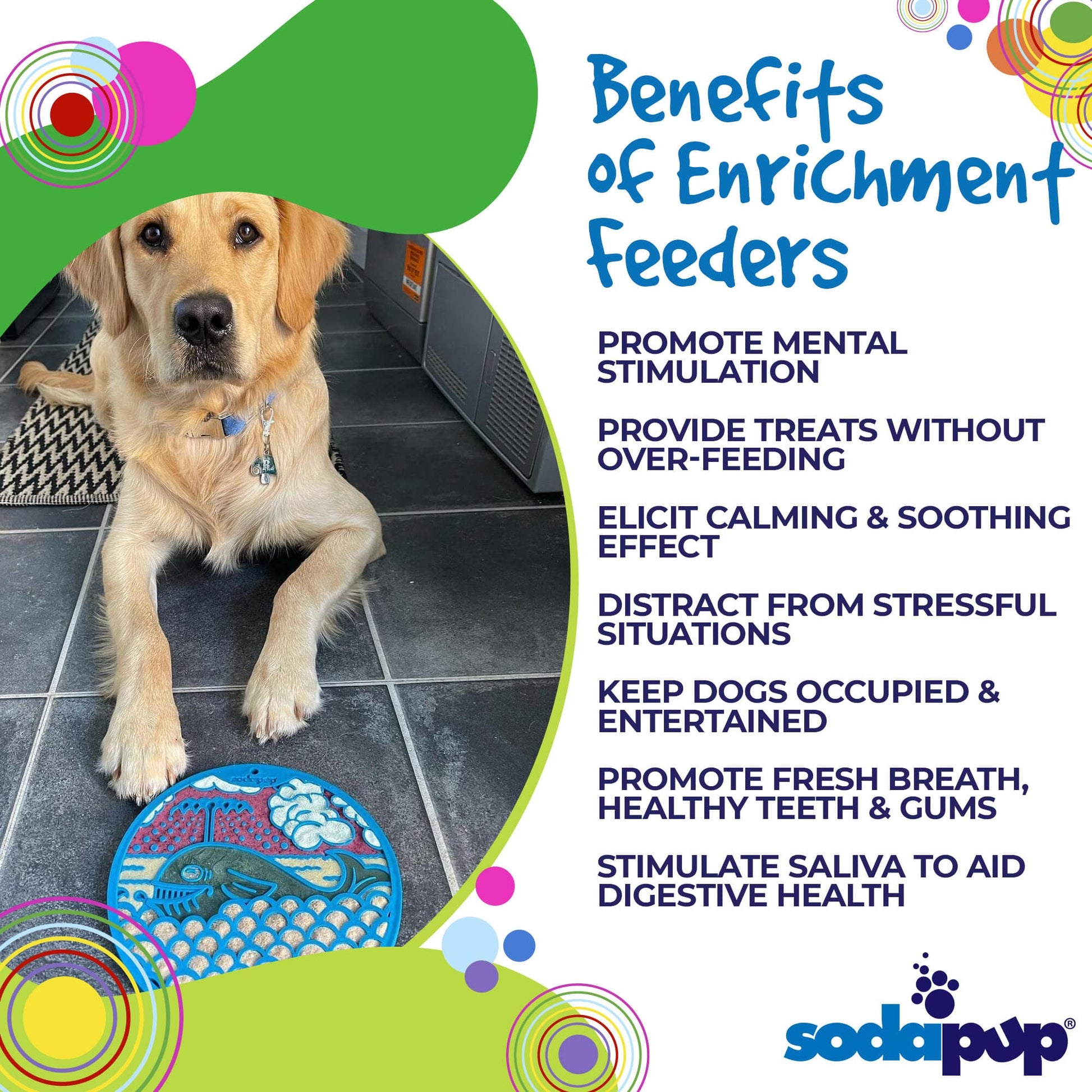 Whale Emat Enrichment Lick Mat For Dogs And Cats With Cups - close up view