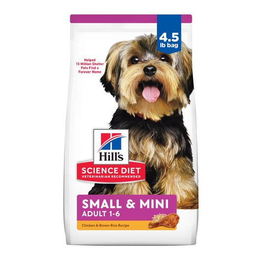 Hills Science Diet Adult Small Mini Chicken Meal Rice Recipe - main product image