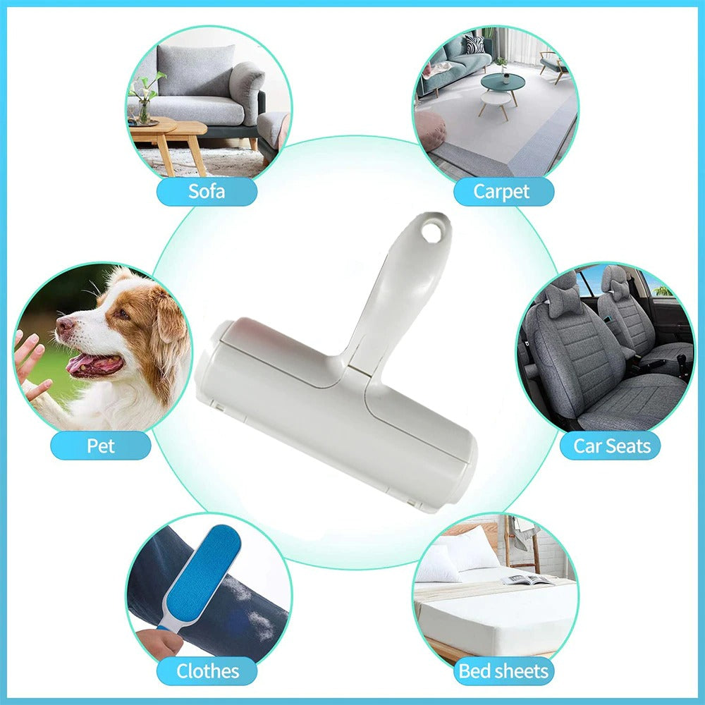 Pet Hair Roller Remover Lint Brush 2 Way Dog Cat Comb Tool - gallery image 6