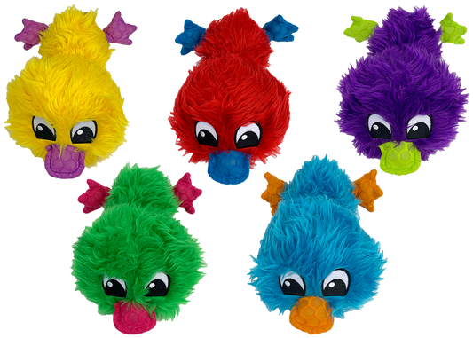 Multipet Deanie The Duck Assorted Colors 9 Interactive Dog - detail view