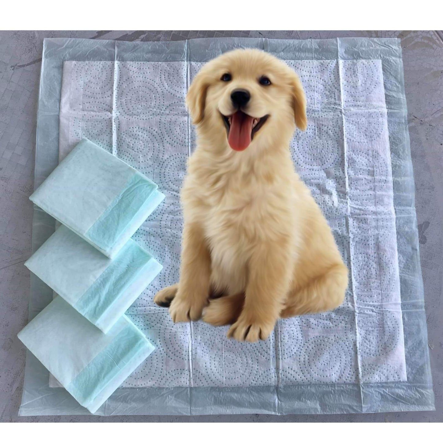 Mr. Peanut's Premium Absorbent Gel Pee Pads 23"X23", 6 Layers of Lightly Scented Protection - lifestyle view