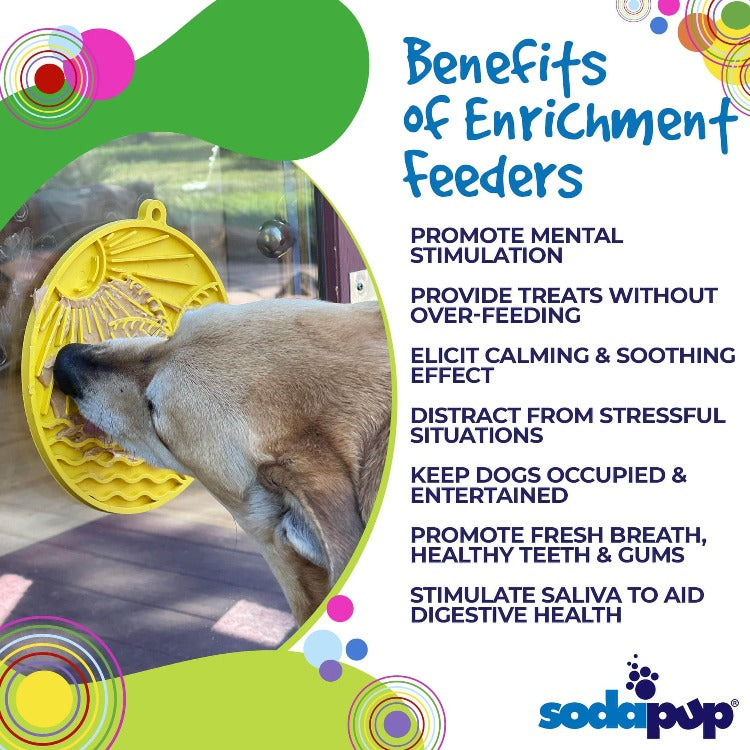 Sun N Sea Emat Enrichment Lick Mat For Dogs And Cats With - close up view