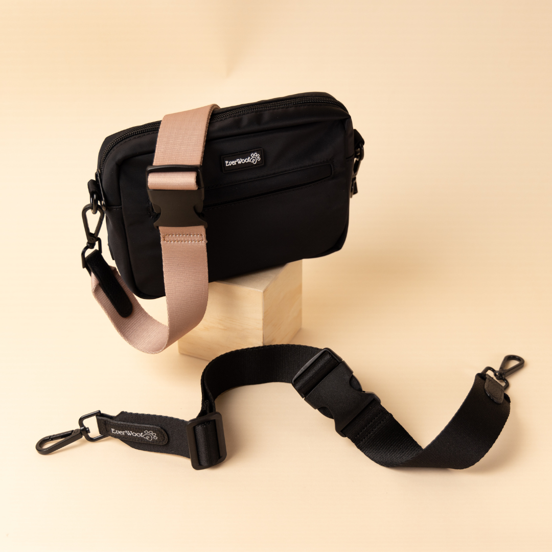 Pet Waste Bag Holder Walkie Bag Strap for Daily Use Essentia - size and texture image for pet waste bag holder