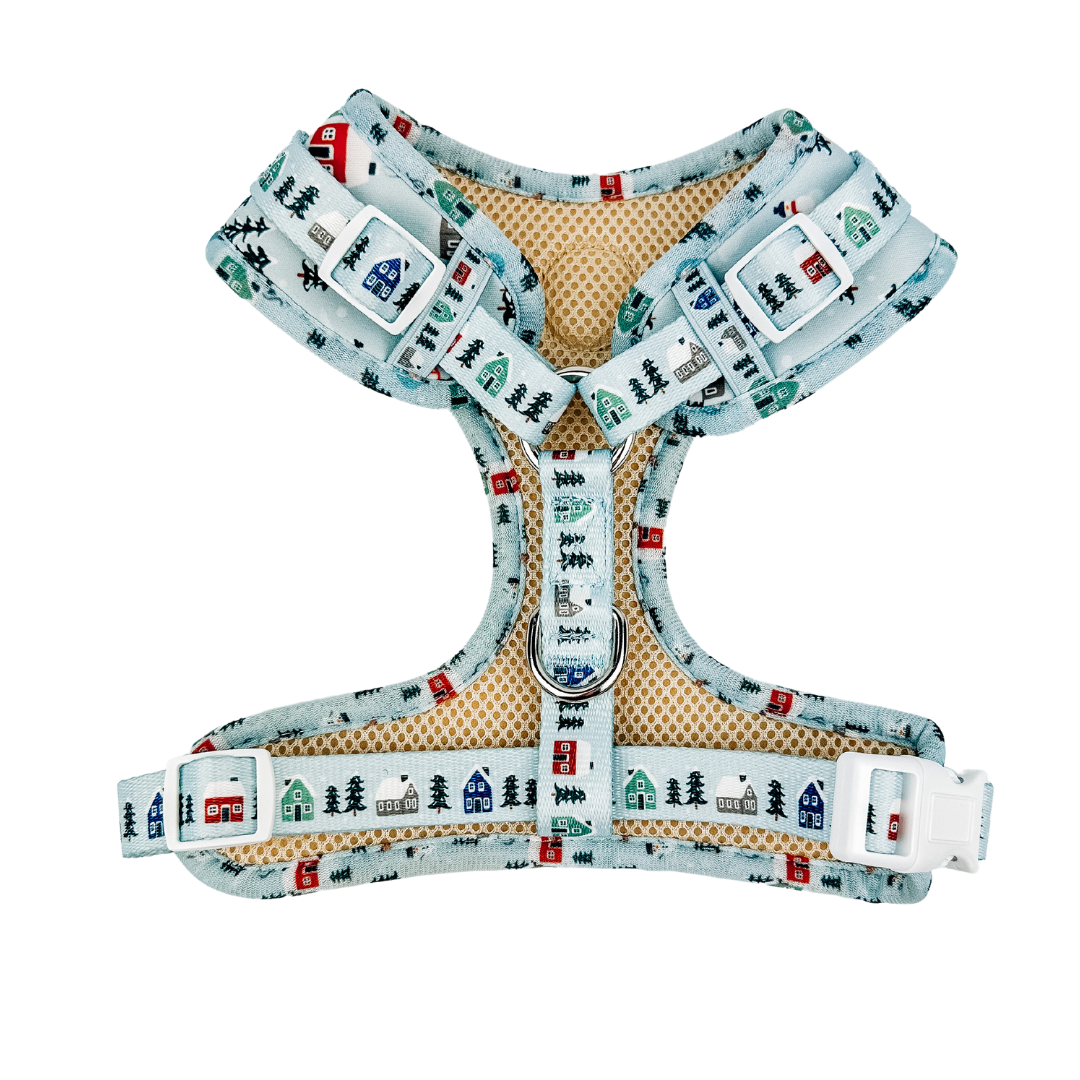 Pet Harness Harness Snowy Slopes Adjustable Harness Essentia - detail product image for pet harness