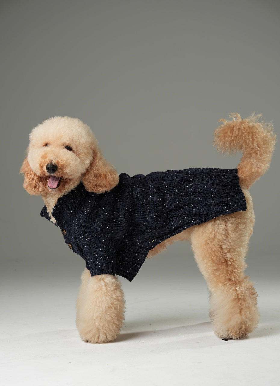 Glacier Pet Sweater Navy Dog Sweaters Premium Pet Supply - gallery image 5