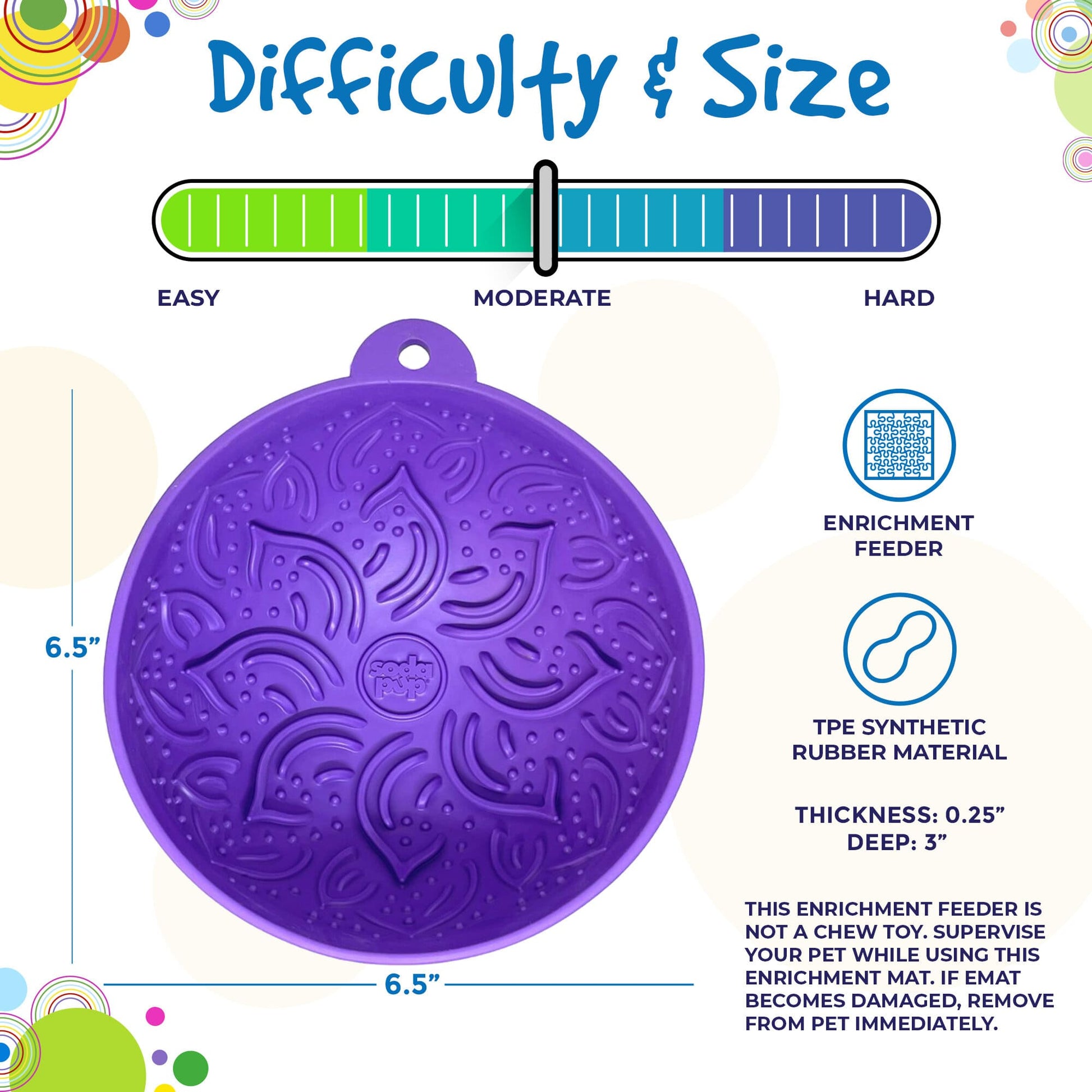 Garden Of Eatin Tipsy Bowl Wobble Lick Mat For Dogs Cats USA - gallery image 8