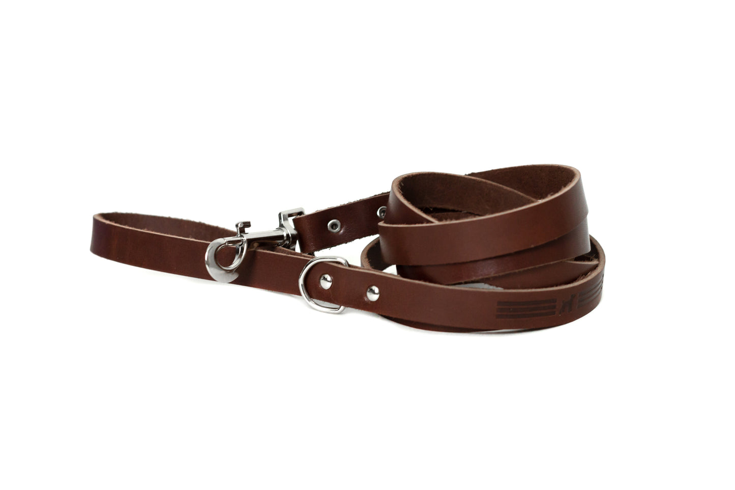 Dog Collar Modern Style Chocolate Leather Leash for Comfort main product image for dogs and cats
