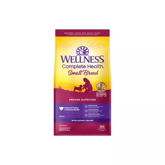 Wellness Complete Health Adult Small Breed Turkey And Dog - main product image