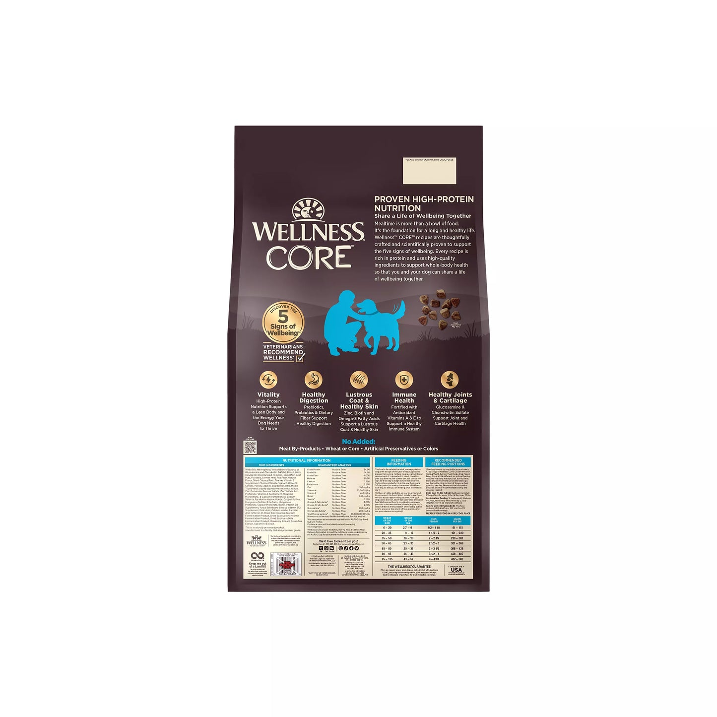 Wellness Core Adult Grain Free Ocean Whitefish Herring And - detail view