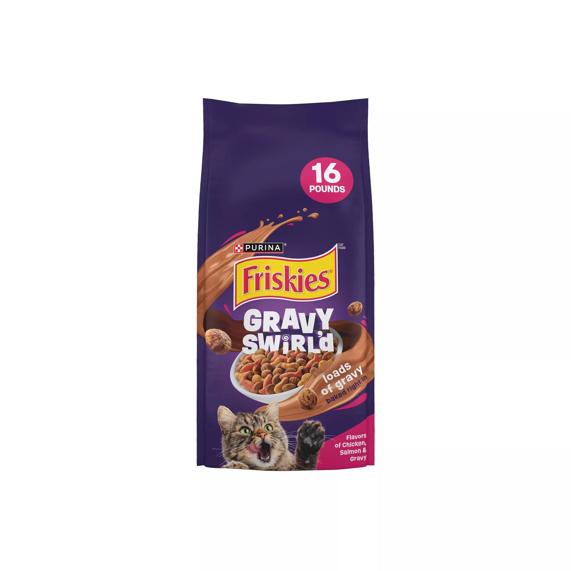 Friskies Gravy Swirlers With Flavors Of Chicken Salmon Gravy - main product image