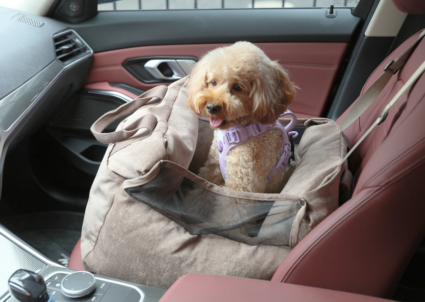 Pet Travel Accessories Adjustable Pink Premium Pet Supply - detail view