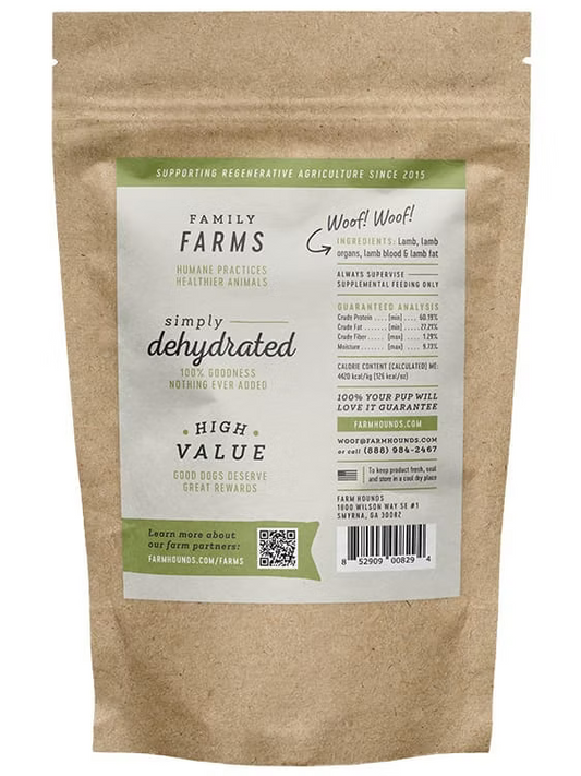 Dog Treats Premium Lamb Chews 4.5oz Training Rewards Premium - detail view