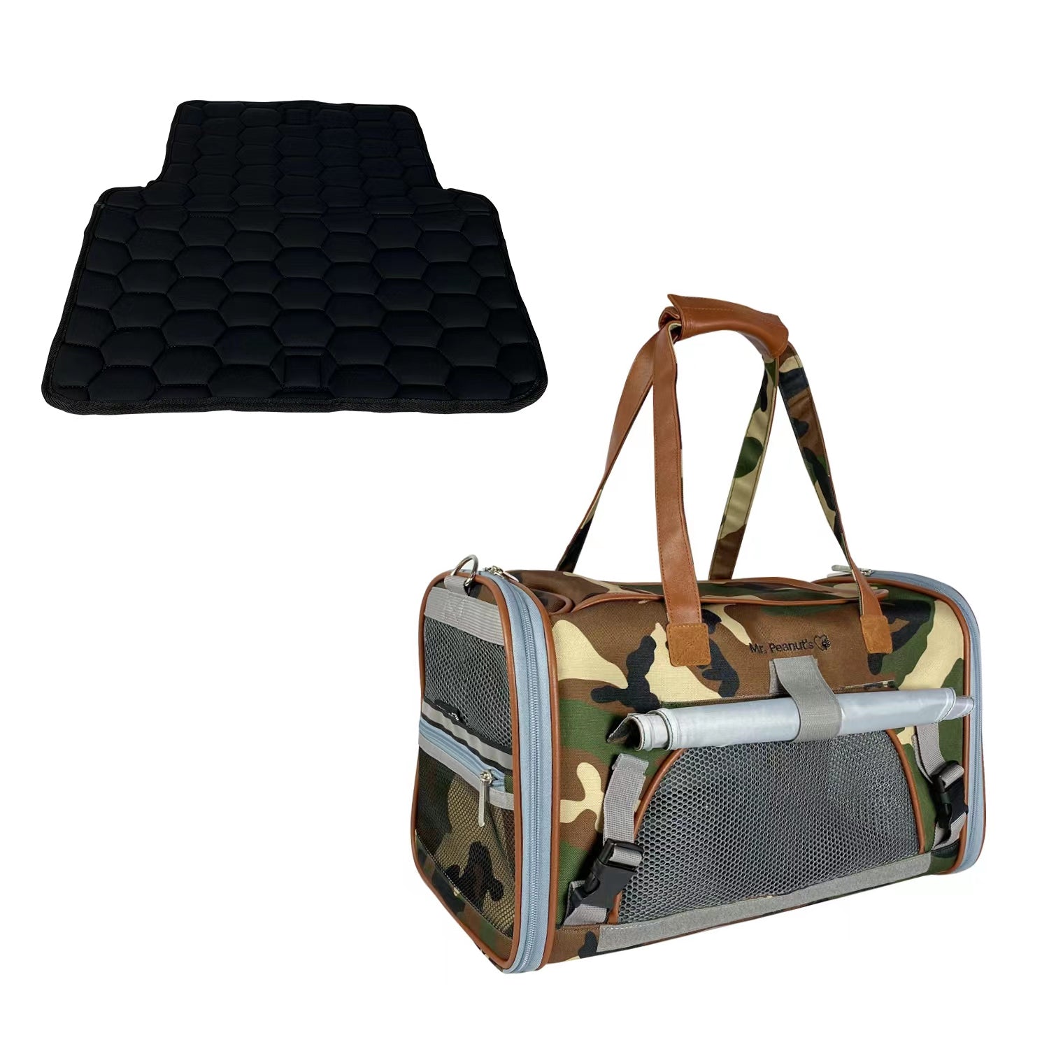 Mr. Peanut's Gold Series Standard Size Airline Compliant Expandable Pet Carrier - Prints Edition - gallery image 12